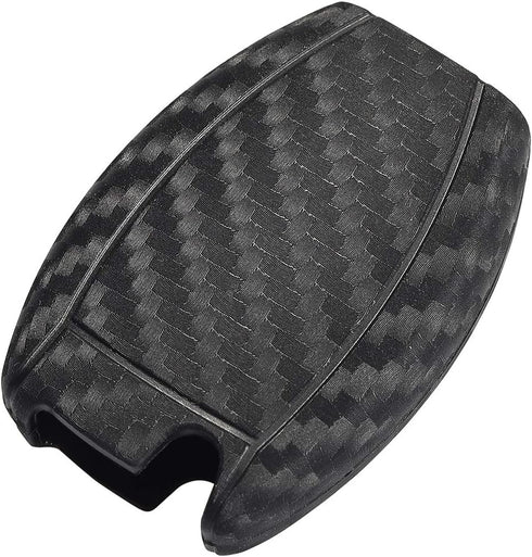 Lcyam Key Fob Cover Case Carbon Fiber Pattern for Mercedes Benz C E M S CLS CLK GLK GLC G Class CLA GLK350 GLA 250 C300 AMG 2019 GLC 300...