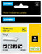 DYMO Rhino Industrial Vinyl Labels, 1/2", Black Print on Yellow Tape...