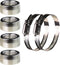 4 Pcs of Intermediate Steering Shaft Bushings, Steering Wheel Column Sleeve with Two Hose Clamps, Compatible with Dodge Ram 2003-2019 1500/2500/35...