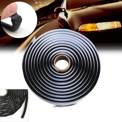 15FT Butyl Rope Butyl Rubber Sealant Tape for RV Car Headlamps Window Door Windshield, Black Waterproof Butyl Seal Tape- 3/8" X 15'(4.5m)...