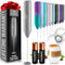 Zulay Kitchen Duracell Powered Milk Frother Handheld Foam Maker - Whisk Drink Mixer for Coffee, Latte, Matcha, Cappuccino - Mini Foamer by Milk Bo...