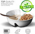 3 Pack - Just Crunch Anti-Soggy Cereal Bowl - Keeps Cereal Fresh & Crunchy | BPA Free | Microwave Safe | Ice Cream & Topping, Yogurt & Berries, Fr...