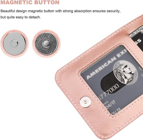 KIHUWEY Compatible with iPhone 11 Case Wallet with Credit Card Holder, Premium Leather Magnetic Clasp Kickstand Heavy Duty Protective Cover for 11...