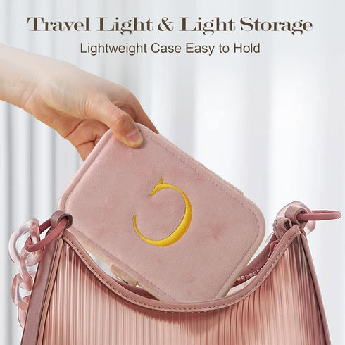 Wedding Gifts for Women - Plush Velvet Travel Jewelry Box | Personalized Bridesmaid Gifts for Women | Wedding Travel Gifts for Women Travel Essent...