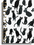 Cat Notebook - Cat Journal, Cat Gift Journal, Cat Office Supplies Spiral Notebook, Black Cat Spiral Notebook, 5.5x8.3 Inches...