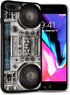 for iPhone 8, iPhone 7, iPhone SE 2 (2020), Durable Protective Soft Back Case Phone Cover, HOT12236 Old Boom Box...