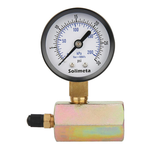 Solimeta 2" Economical Gas Test Pressure Gauge,0-30 PSI...
