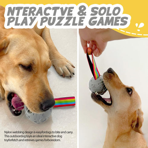 Dog Toys,Dog Puzzle Toys to Keep Them Busy,Dog Ball Toys for 20-80Lbs,Treat Dispensing Dog Toys,Dog Treat Dispenser,Freezable Fillable Dog Food To...