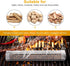 Pellet Smoker Tube, 12'' Smoker Tube with Brush, Premium Stainless Steel BBQ Wood Pellet Tube Smoker, 5 Hours of Billowing Smoke Tube Smoker for A...
