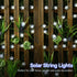 Outdoor Solar Flower String Lights Waterproof 50 LED Fairy Light Decorations for Christmas Tree Garden Patio Fence Yard Spring (Cool White)...
