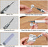 Airpod Cleaner Kit?Earbud Cleaning Kit for Airpods Pro 1 2 3? Multi-Function Cleaning Pen with Soft Brush Flocking Sponge?Suitable for Bluetooth H...