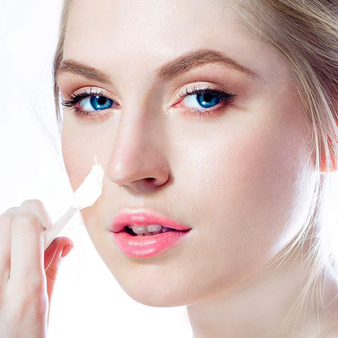 Mini Disposable Plastic Cosmetic Spatulas - SumDirect 100 Pcs Frosted Clear Skincare Makeup Mask Spatula...