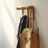 XAOMLP Wooden Coat Hooks Wall Mounted Vintage Single Organizer Hangers, Handmade Craft Hat Rack 3pcs...