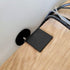 2 Pcs Adjustable Desk Wall Spacers - Table Wall Protectors, Desk Top Spacers, Wall Bumpers, Furniture Protectors (Black)...