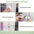 Sakolla Refrigerator Lock for Kids, 6 Pack Fridge Locks with Strong 3M Adhesives, Child Safety Locks for Doors, Cabinet, Drawers, Refrigerator, Ov...