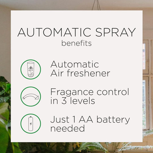 Air Wick Automatic Air Freshener Spray Refill, 1ct, Fresh Waters, Odor Neutralization, Essential Oils...