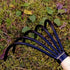 KAKURI Japanese Hand Cultivator Garden Tool, Heavy Duty Japanese Hand Forged Carbon Steel, Small Hand Rake for Weeding, Digging, Cultivating, Leaf...