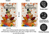 Happy Thanksgiving Garden Flags 12.5 x 18 Inch, Be Thankful Thanksgiving Flag Double Sided Decorative Turkey Fall Garden Flag for Thanksgiving Day...