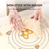 Ourokhome Silicone Baking Mat with Dough Cutter, 20'' X 16" Extra Thick Kneading Rolling mat with Measurement and Conversion Chart for Pastry, Pas...