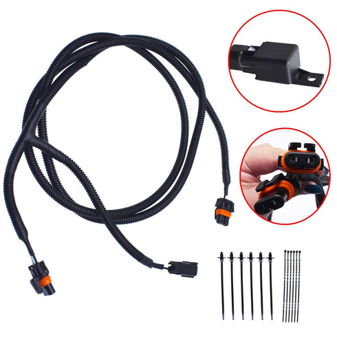 labwork Fog Light Wiring Harness 56045501AC Replacement for 2002-2008 1500 2500 3500...