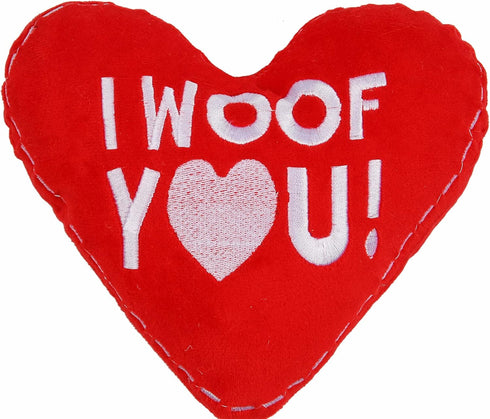 BoomBone Valentines Squeaky Dog Toy, Heart Dog Toy Perfect for Puppy Small Medium Pets Dogs...