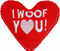 BoomBone Valentines Squeaky Dog Toy, Heart Dog Toy Perfect for Puppy Small Medium Pets Dogs...