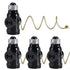 DiCUNO UL Listed E26 to 2 Polarized Outlet Socket Adapter, Pull Chain Switch Control Light Bulb, Standard (Medium) E26 Base to 2-Prong Outlet Plug...