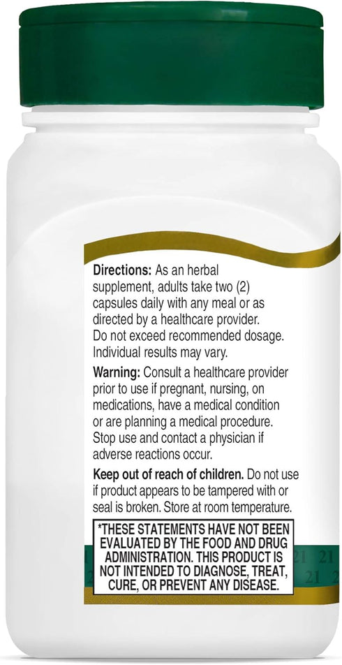21st Century Vitamins Thistle Extract Veg Capsules, 60 Count (21338)...