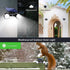 Solar Lights Outdoor, Motion Sensor Security Lights Solar Wall Lights with Dual Head Spotlights LED Waterproof 360° Adjustable Solar Motion Lights...