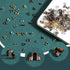 1 Box 600Pcs Wire Guard Loops Guardians Wire Protector Jewelry Brass U Shaped Small Double Holes Thread Wire Protectors for Jewelry Making Necklac...