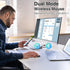 cimetech Bluetooth Mouse, Wireless Rechargeable Mouse, LED Silent Computer Mice with Dual Mode (Bluetooth 5.1 and 2.4G), Compatible with iPad, Lap...