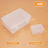 Mathtoxyz Small Bead Organizers and Storage, Clear Bead Storage Containers Rectangle Bead Holder Plastic Cases Transparent Boxes for Nail DIY Craf...
