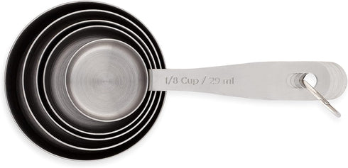 Stainless Steel Measuring Cups - 5 Piece Heavy Duty Measuring Cup Set with Storage Ring...