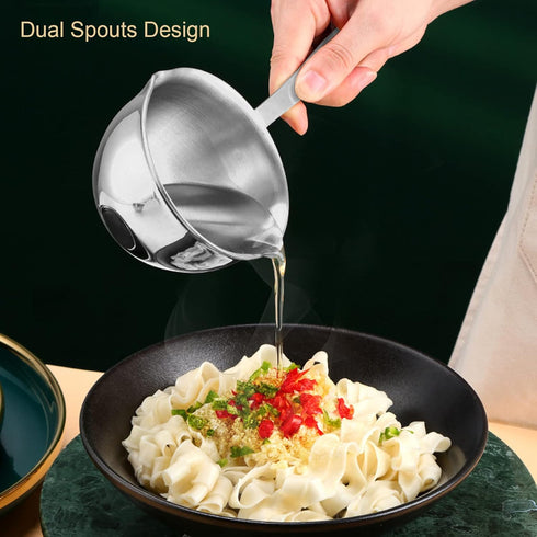 Stainless Steel Saucepan, Half Quart Saucepan Sauce Pan Heavy Bottom Saucepan Cooking Pot with Pour Spout for Home Kitchen Cooking(silver)...