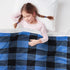 Ultra Soft Sherpa Fleece Plaid Baby Blanket | Cozy, Plush Throw Blanket for Kids | Reversible Plaid | Washable | Wide Size for Extra for Warmth & ...