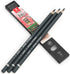 Arteza Professional Watercolor Pencils, Pack of 3, ?011 Koala Gray, Water-Soluble Pencils for Coloring, Blending, Layering & Watercolor Techniques...