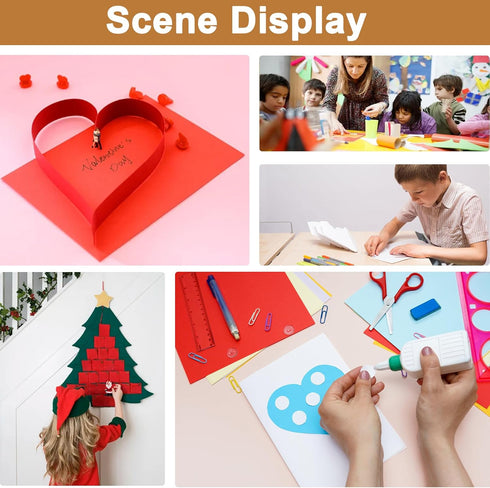 40 Sheets Christmas Red Cardstock 8.5 x 11 Craft Paper, 200gsm/75lb Premium Paper Card Stock for DIY Cards Making, Greeting Cards, Wedding Invitat...
