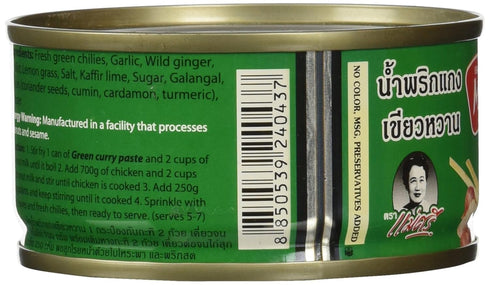 Maesri Green Curry Paste, 4-Ounce...