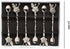 Alisveristime Traditional Ottoman Motif Tea Spoons - Decorative Stirring, Sugar, Tea Spoons (Set of 6) (Beach Rose) (Silver)...