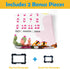 Cow Girl Baby Stuff, Baby Monthly Milestone Stuff for Newborn Baby Photo Taken - Baby Age Blanket with 2 Frame...