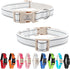 Lionheart glory Dog Collar Reflective Dog Collars Female Male Pet Collar White Collar Dog Adjustable Durable Soft Classic Collar for Large Dogs Pe...