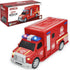 Fire Truck Toy for 3-8 Year Old Boys Girls, LED Music Electric Universal Wheel Fire Truck Toys, Toddlers and Kids Fire Truck Toys Gifts, Red, CDDZ...