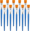 10 Pcs Flat Paint Brushes for Acrylic Painting, 1 Inch Art Paint Brushes Artist Painting Brush for Acrylic Watercolor Oil Detail Painting...