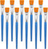10 Pcs Flat Paint Brushes for Acrylic Painting, 1 Inch Art Paint Brushes Artist Painting Brush for Acrylic Watercolor Oil Detail Painting...