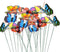 Butterfly Stakes 50pcs Decorative Garden Waterproof Small Butterfly Decor Garden for Plants Flower Beds Plant Pots...