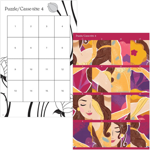 DISNEY PRINCESS - STICKER PUZZLE PACK Sticker Puzzle Pack...