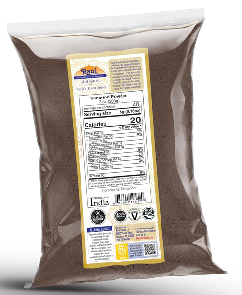 Rani Tamarind Powder (Imli) 7oz (200g) ~ All Natural| No Added Sugar/Salt | Vegan | Gluten Friendly | Kosher | NON-GMO | Indian Origin...