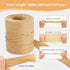 G2PLUS 218 Yards Raffia Paper Craft Ribbon, 1/4 Inch Wide Raffia Ribbon for Gift Wrapping, Brown Raffia Packing Twine String for DIY Arts&Crafts, ...