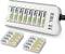 EBL 2300mAh Ni-MH AA Rechargeable Batteries (16 Pack) and Rechargeable AA AAA Battery Charger with 2 USB Charging Ports...