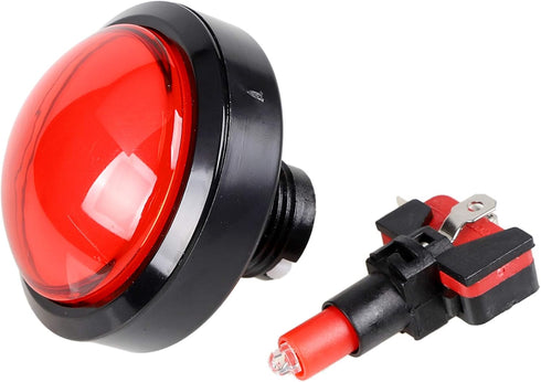EG STARTS 5X Arcade Buttons 60mm Dome 2.36 inch LED Push Button with Micro Switch for Arcade Machine Video Games Console...